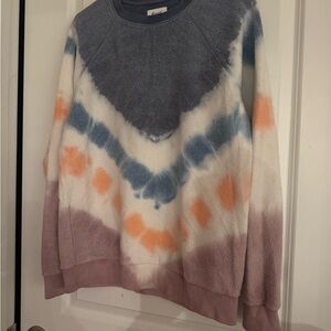 Feat Colorful Tie-Dye Women's Sweatshirt Size M